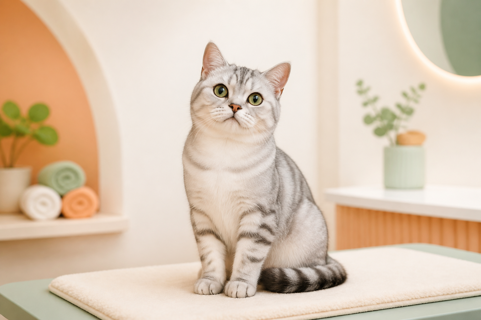 แพ็กเกจอาบน้ำแมวขนสั้น The Pets Zoo